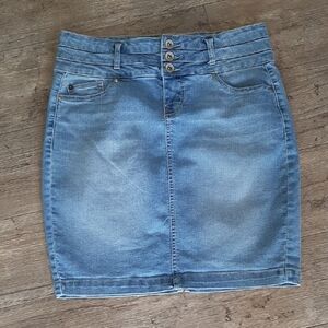 Blue Spice Denim Mini Skirt Size 7